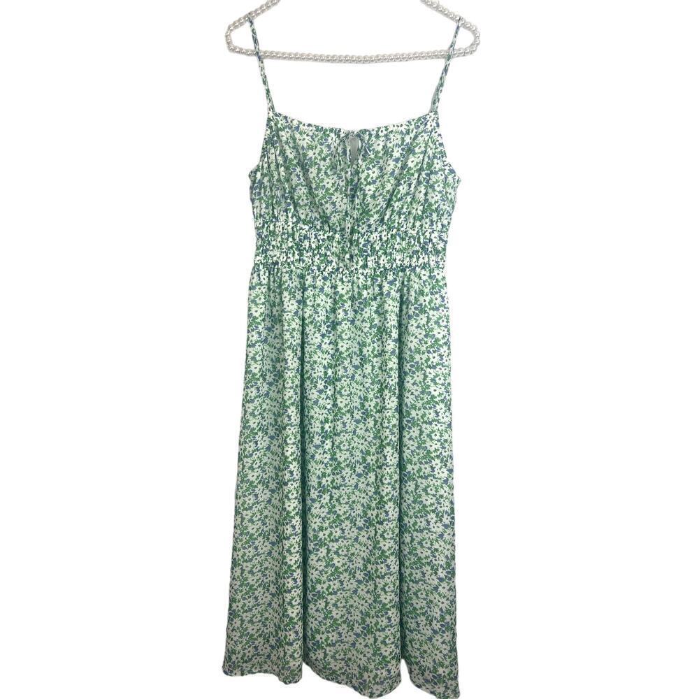 Willow & Slate Aqua Floral Dress Size Medium